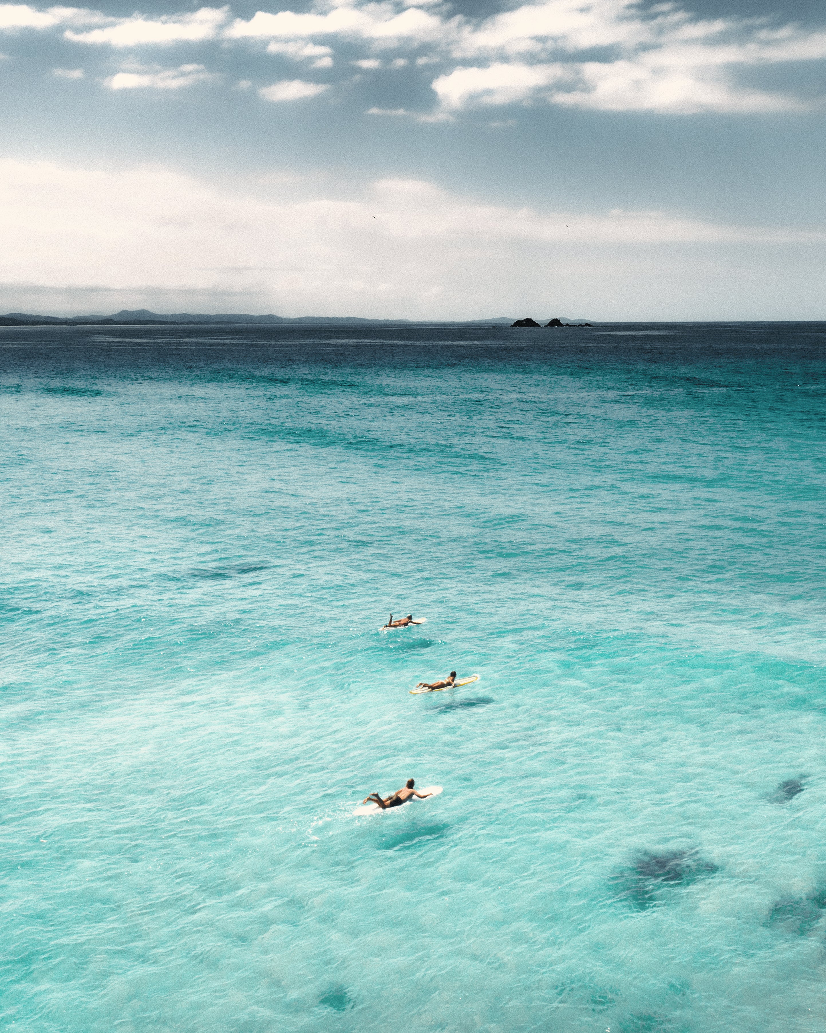 Journey — fine art ocean print by Saxon Kent, Wategos Beach Byron Bay coastal wall art