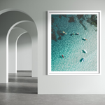 7am on a Sunday framed print — fine art ocean photography by Saxon Kent, The Pass Byron Bay