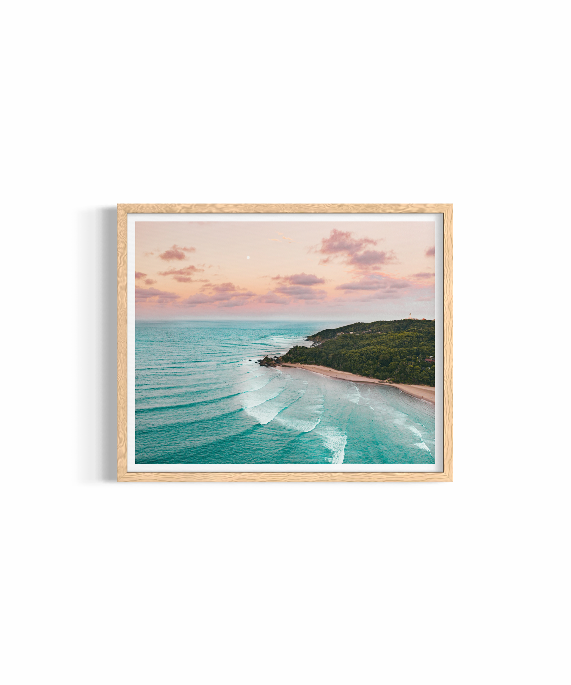 A Sunset Dream — fine art moonrise photography by Saxon Kent, The Pass Byron Bay coastal wall art