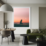 Eclipse framed print — fine art ocean photography by Saxon Kent, The Pass Byron Bay