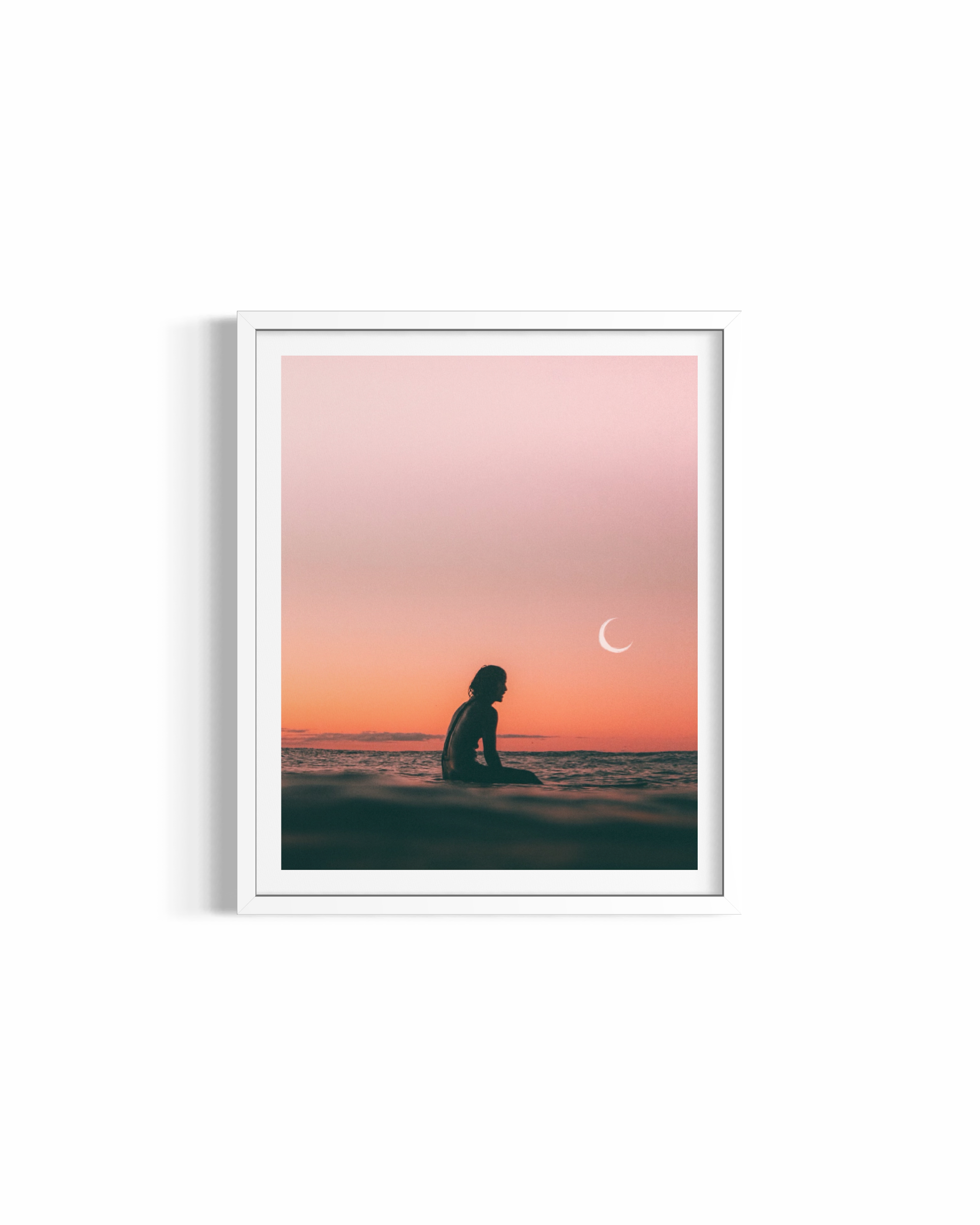 Eclipse rolled print — ocean photography wall art by Saxon Kent, The Pass Byron Bay