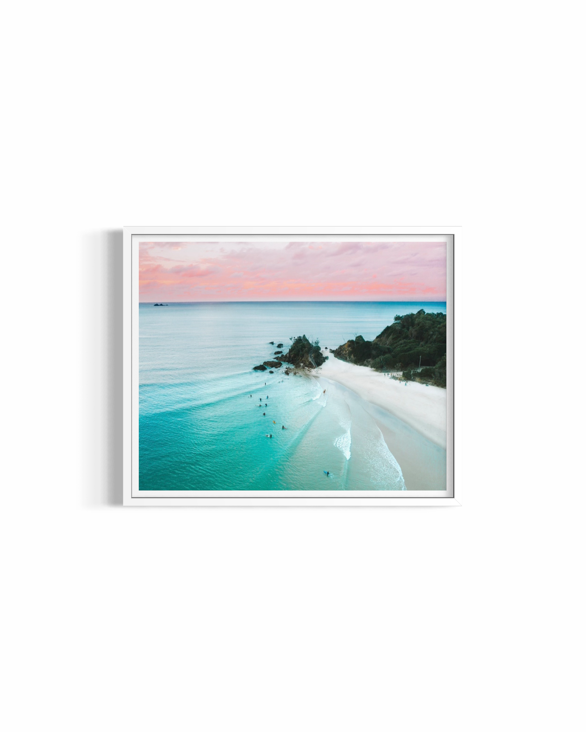 The Pass Dreaming rolled print — ocean photography wall art by Saxon Kent, The Pass Byron Bay