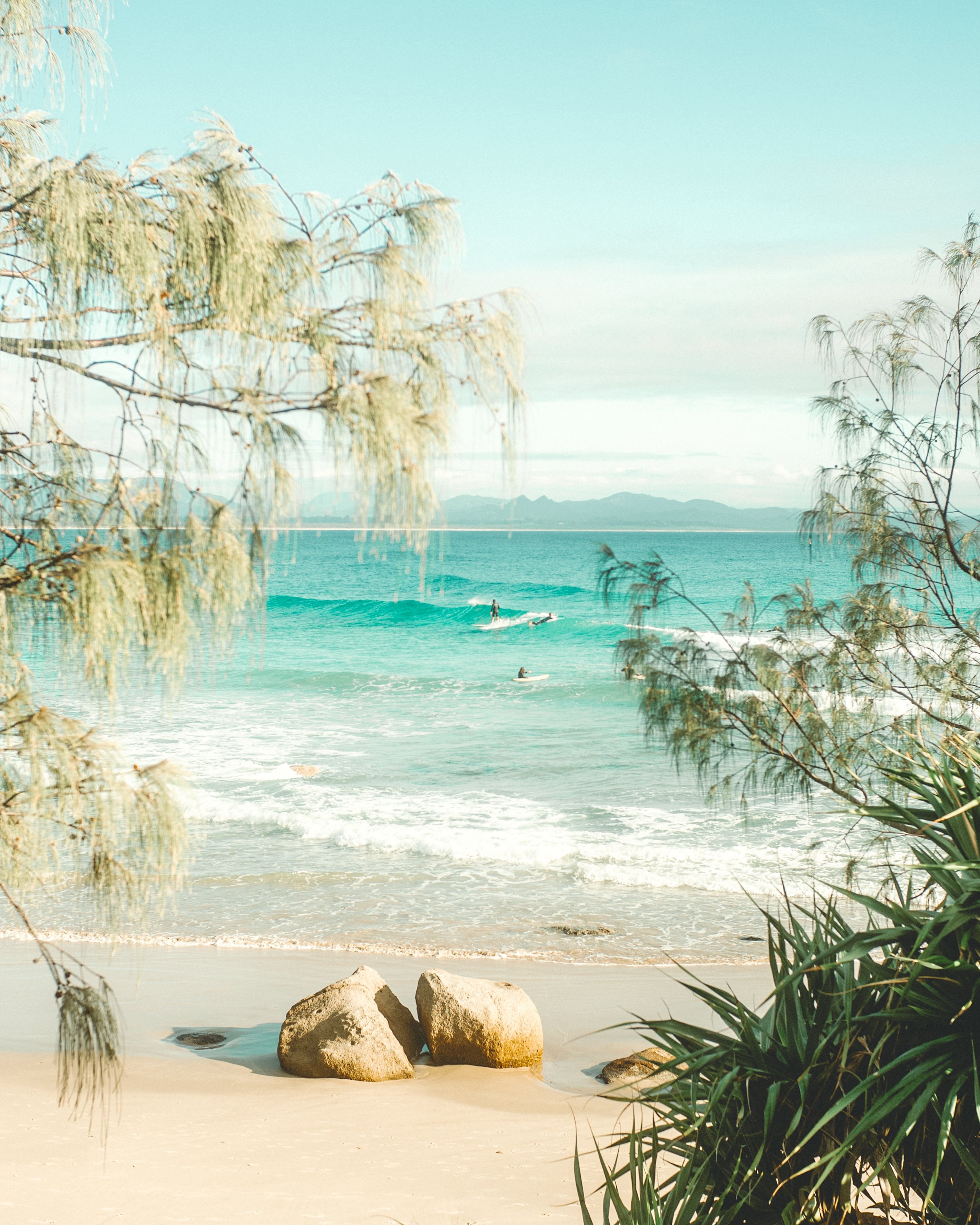 A Pocket of Paradise — fine art ocean print by Saxon Kent, Wategos Beach Byron Bay coastal wall art