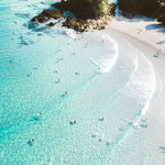 Down the Line — fine art ocean print by Saxon Kent, The Pass Byron Bay coastal wall art