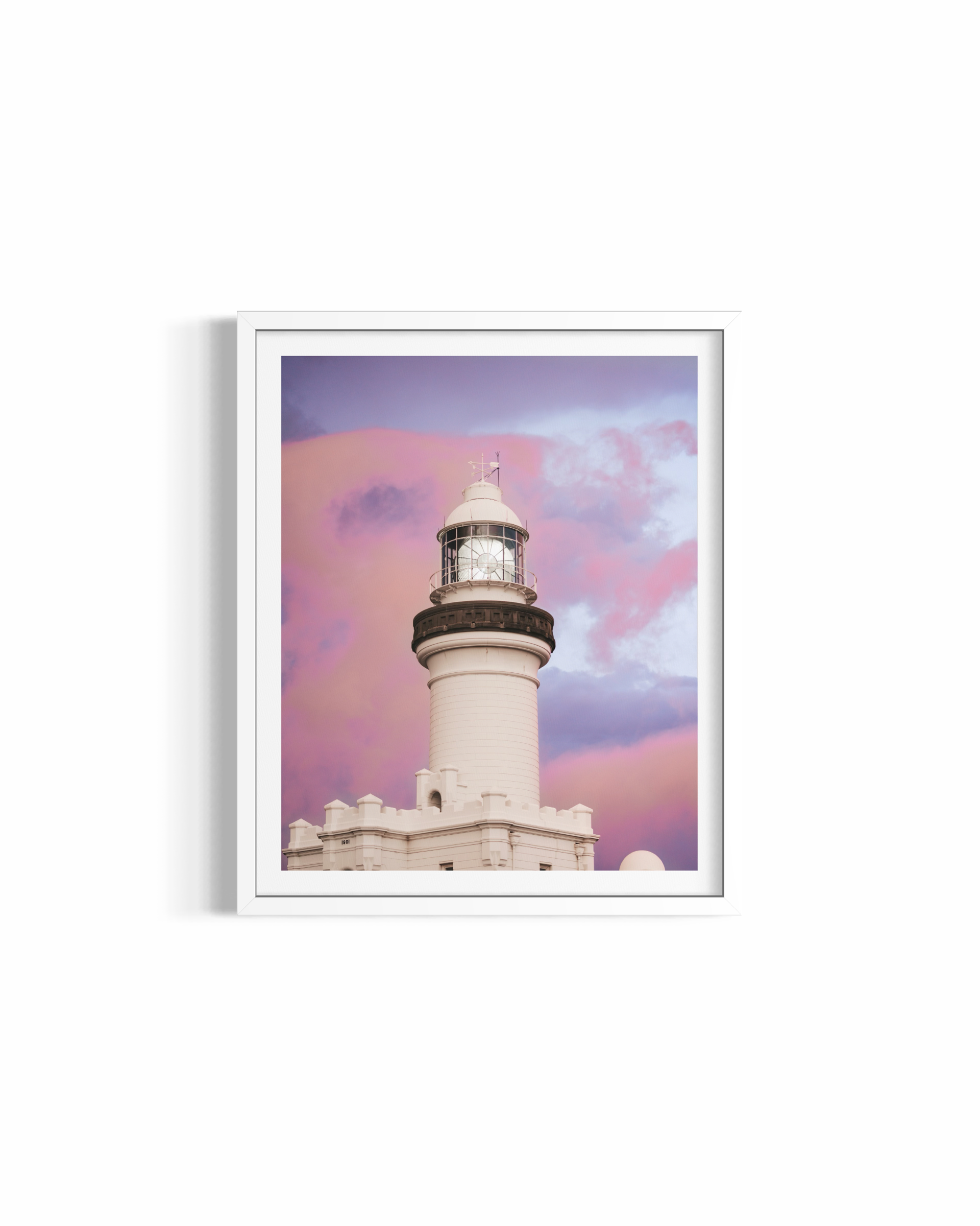 Byron Bay Lighthouse rolled print — landscape photography wall art by Saxon Kent, Cape Byron