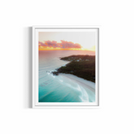 Pastels From the Pass rolled print — ocean photography wall art by Saxon Kent, The Pass Byron Bay