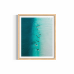 Party Wave — fine art marine wildlife photography by Saxon Kent, Wategos Beach Byron Bay coastal wall art