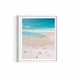 Summer Lagoon rolled print — ocean photography wall art by Saxon Kent, Wategos Beach Byron Bay