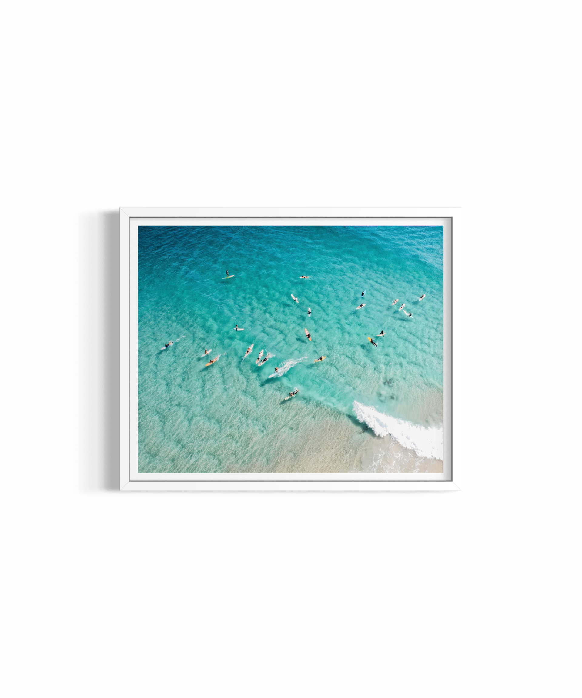 Through the Line — fine art surf photography by Saxon Kent, The Pass Byron Bay coastal wall art