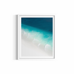 Lines rolled print — ocean photography wall art by Saxon Kent, The Pass Byron Bay