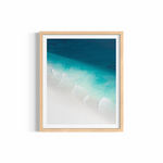 Lines — fine art aerial photography by Saxon Kent, The Pass Byron Bay coastal wall art