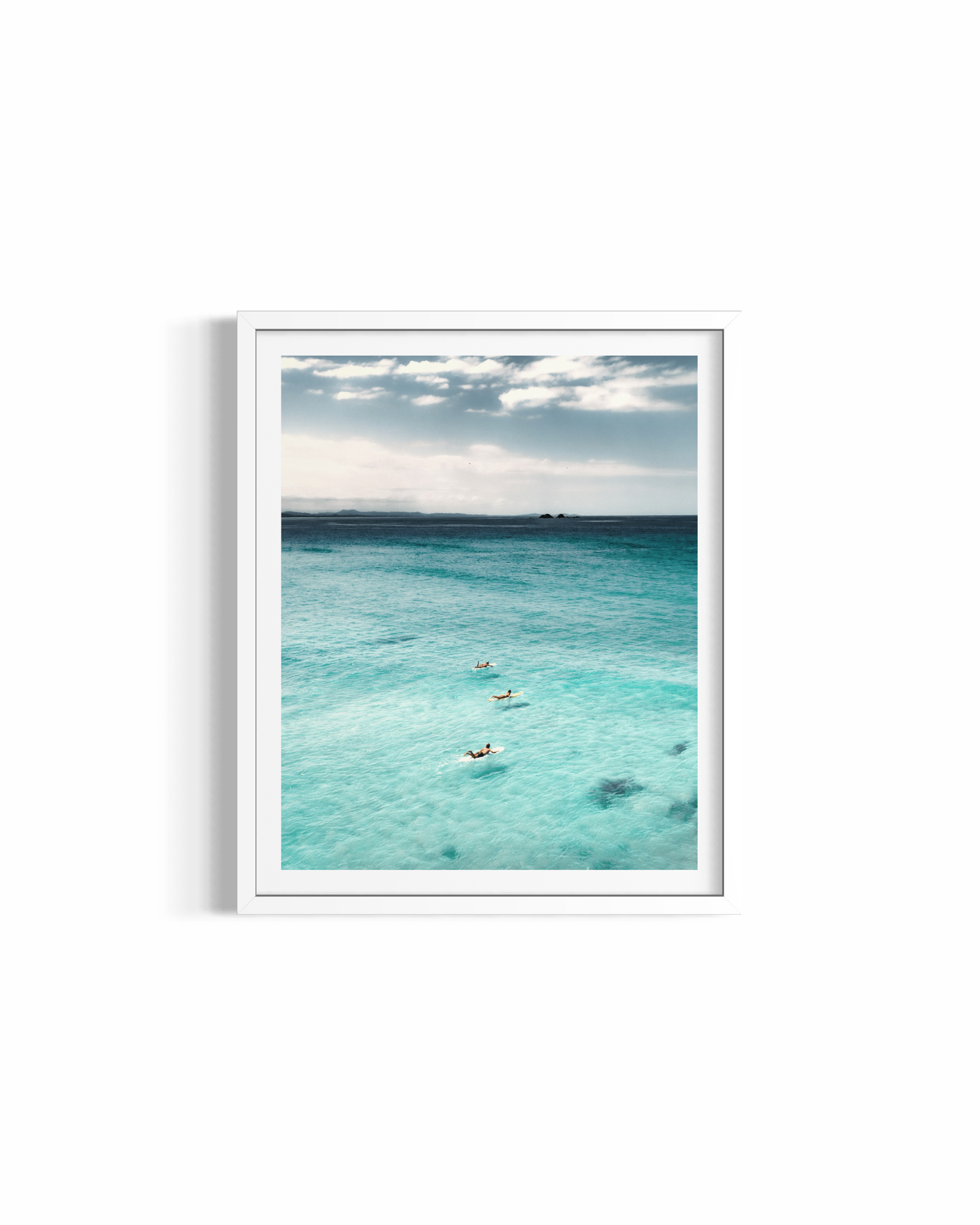 Journey rolled print — ocean photography wall art by Saxon Kent, Wategos Beach Byron Bay
