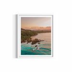 A Classic — fine art golden hour photography by Saxon Kent, The Pass Byron Bay coastal wall art