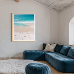Summer Lagoon framed print — fine art ocean photography by Saxon Kent, Wategos Beach Byron Bay