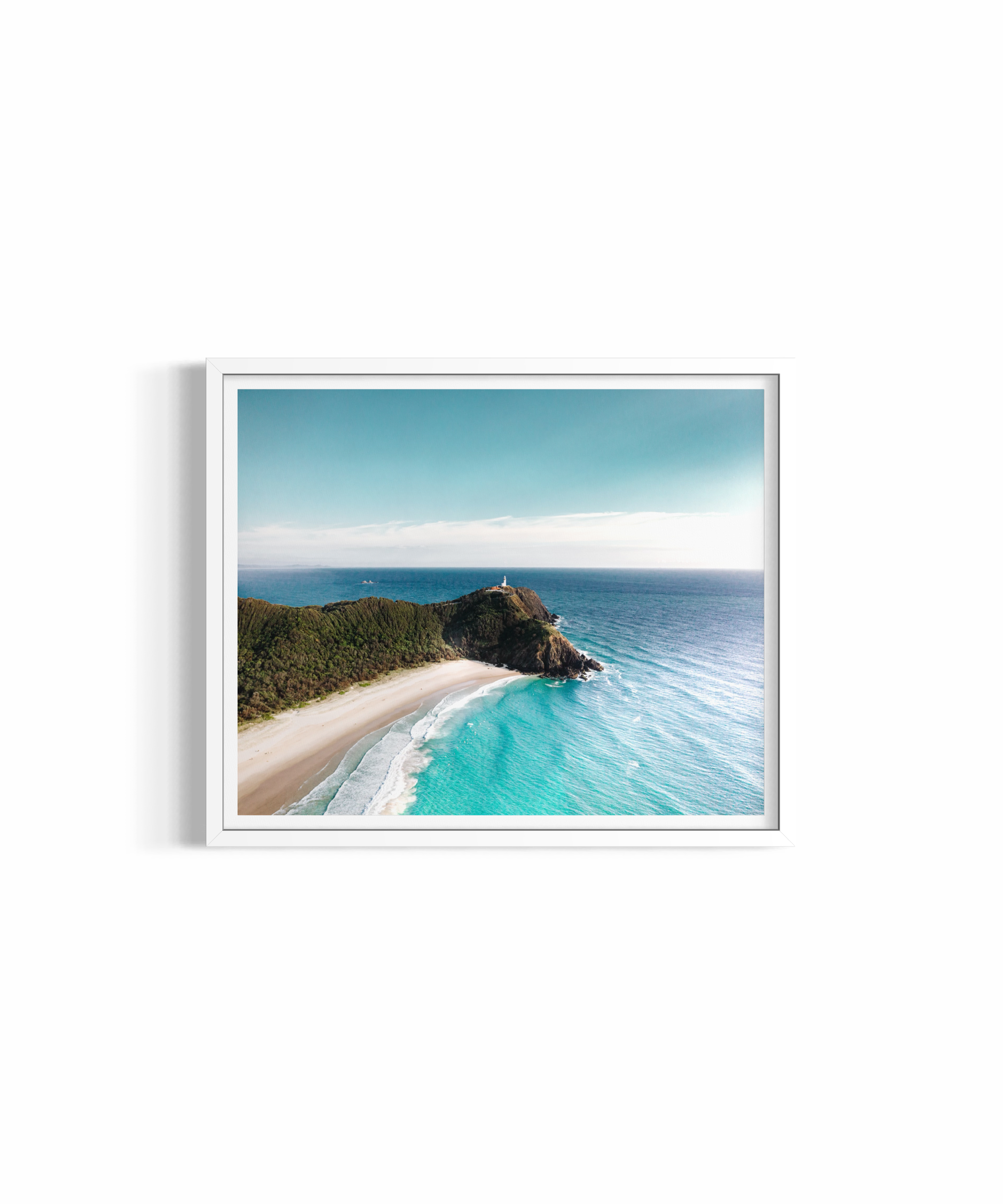 Tallow Glow rolled print — ocean photography wall art by Saxon Kent, Tallow Beach Byron Bay