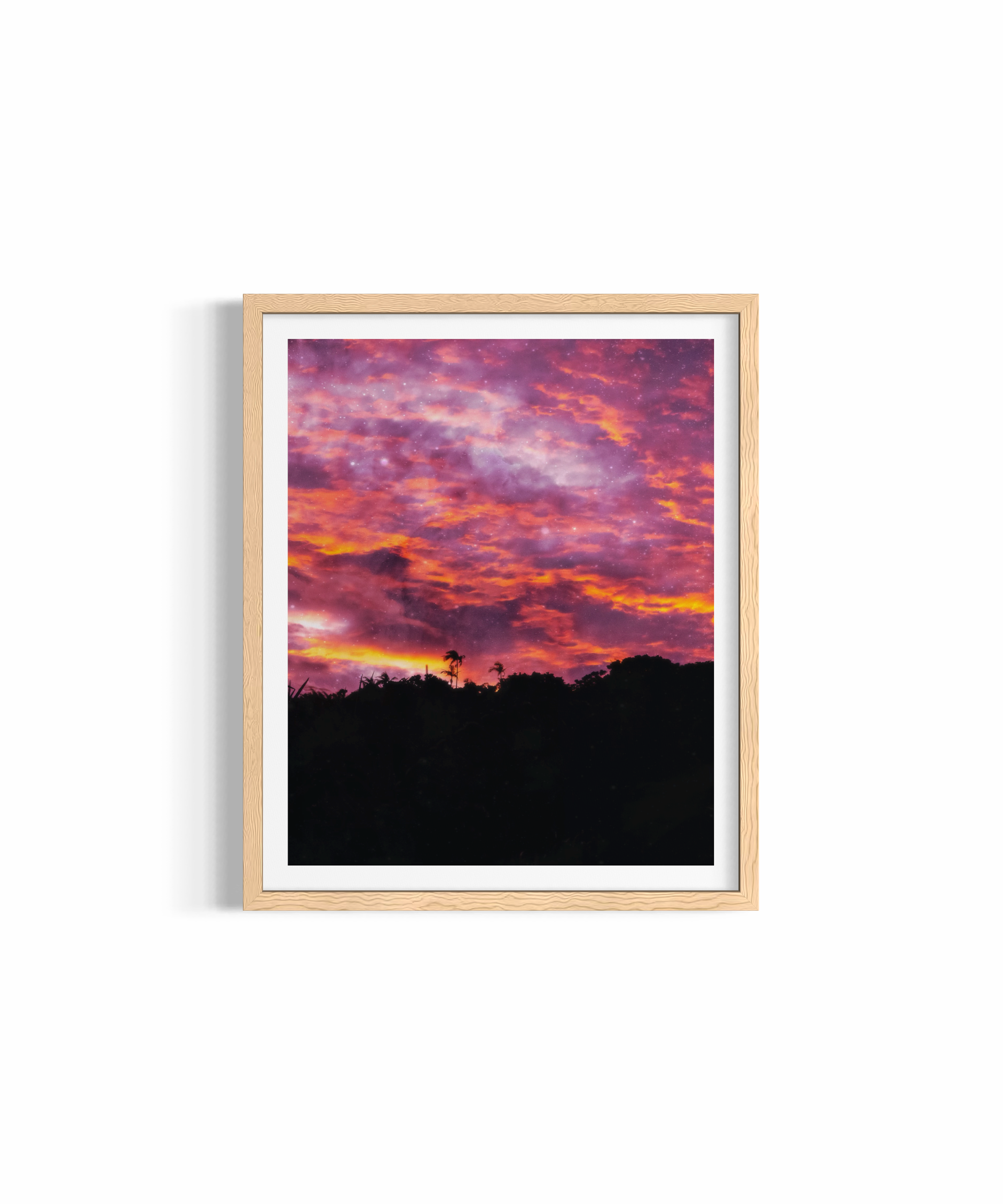 Sunset Bliss — fine art sunset photography by Saxon Kent, Byron Bay hinterland coastal wall art