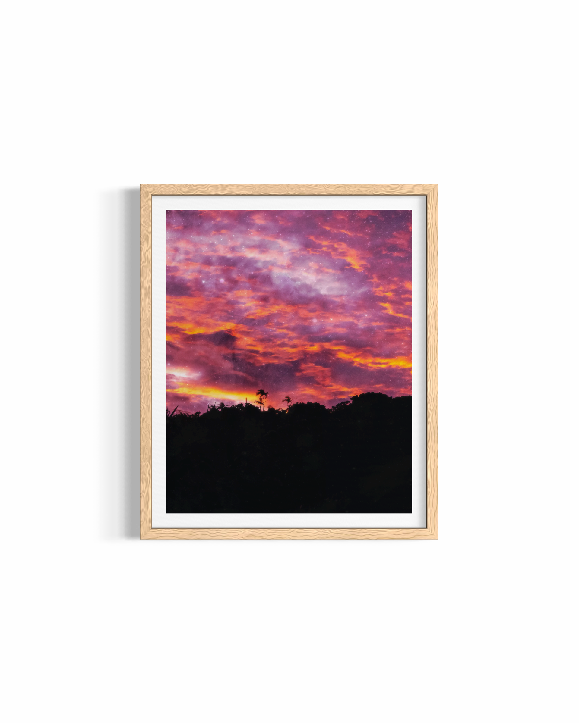 Sunset Bliss — fine art sunset photography by Saxon Kent, Byron Bay hinterland coastal wall art