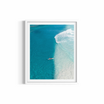 Split rolled print — ocean photography wall art by Saxon Kent, Byron Bay