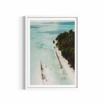 Falling Into the Atlas rolled print — Maldives ocean photography by Saxon Kent