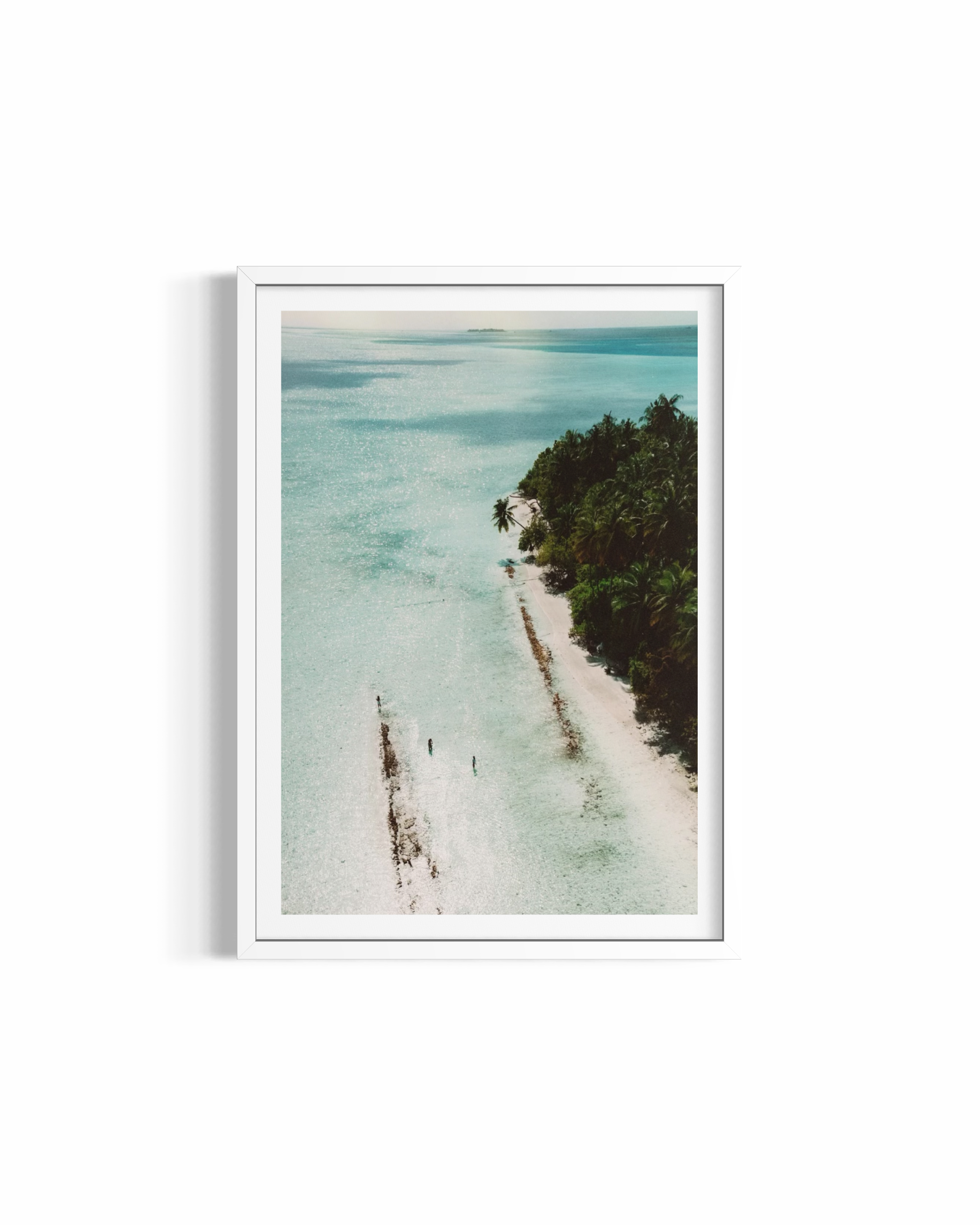 Falling Into the Atlas rolled print — Maldives ocean photography by Saxon Kent