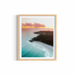 Pastels From the Pass — fine art aerial photography by Saxon Kent, The Pass Byron Bay coastal wall art