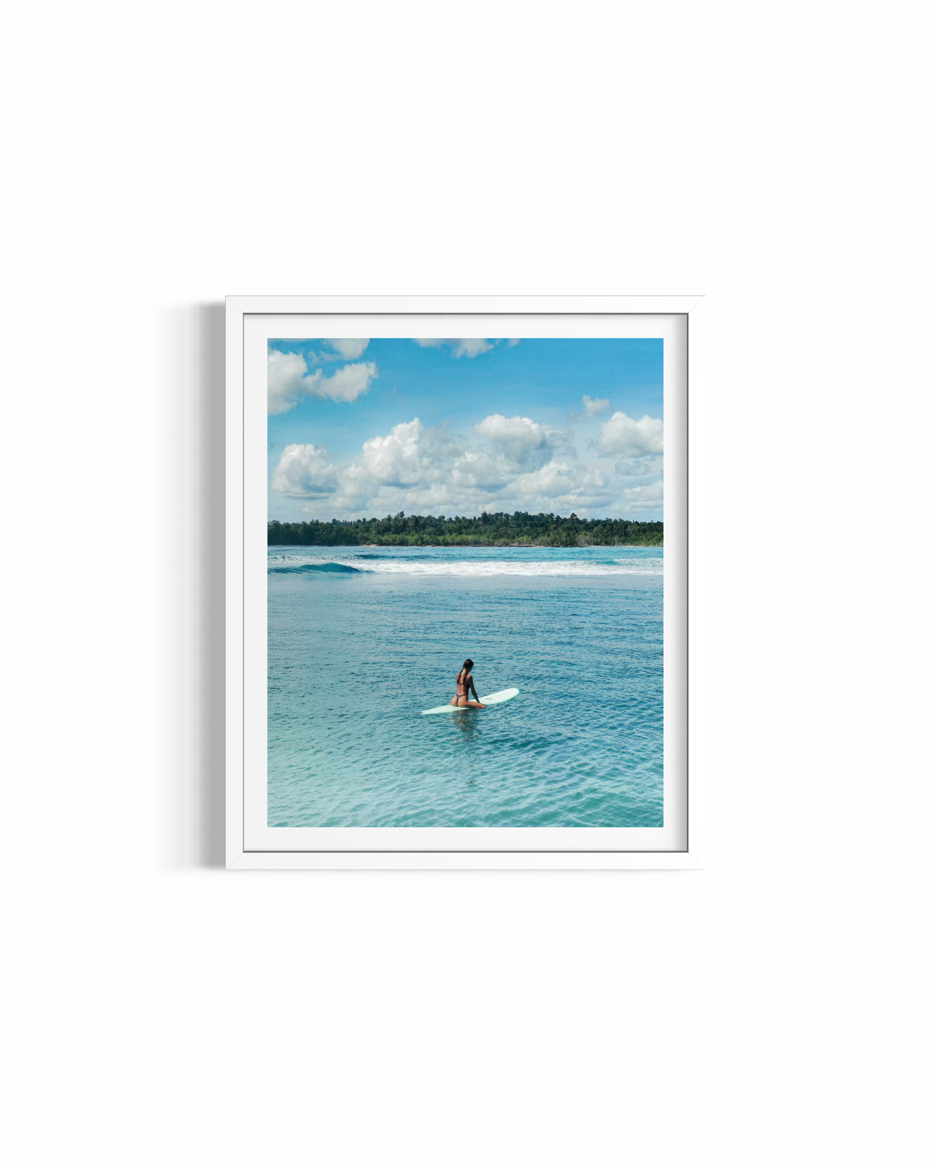 Peace in the Silence rolled print — ocean photography by Saxon Kent, Mentawai Islands