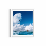 Attract rolled print — ocean photography wall art by Saxon Kent, Wategos Beach Byron Bay