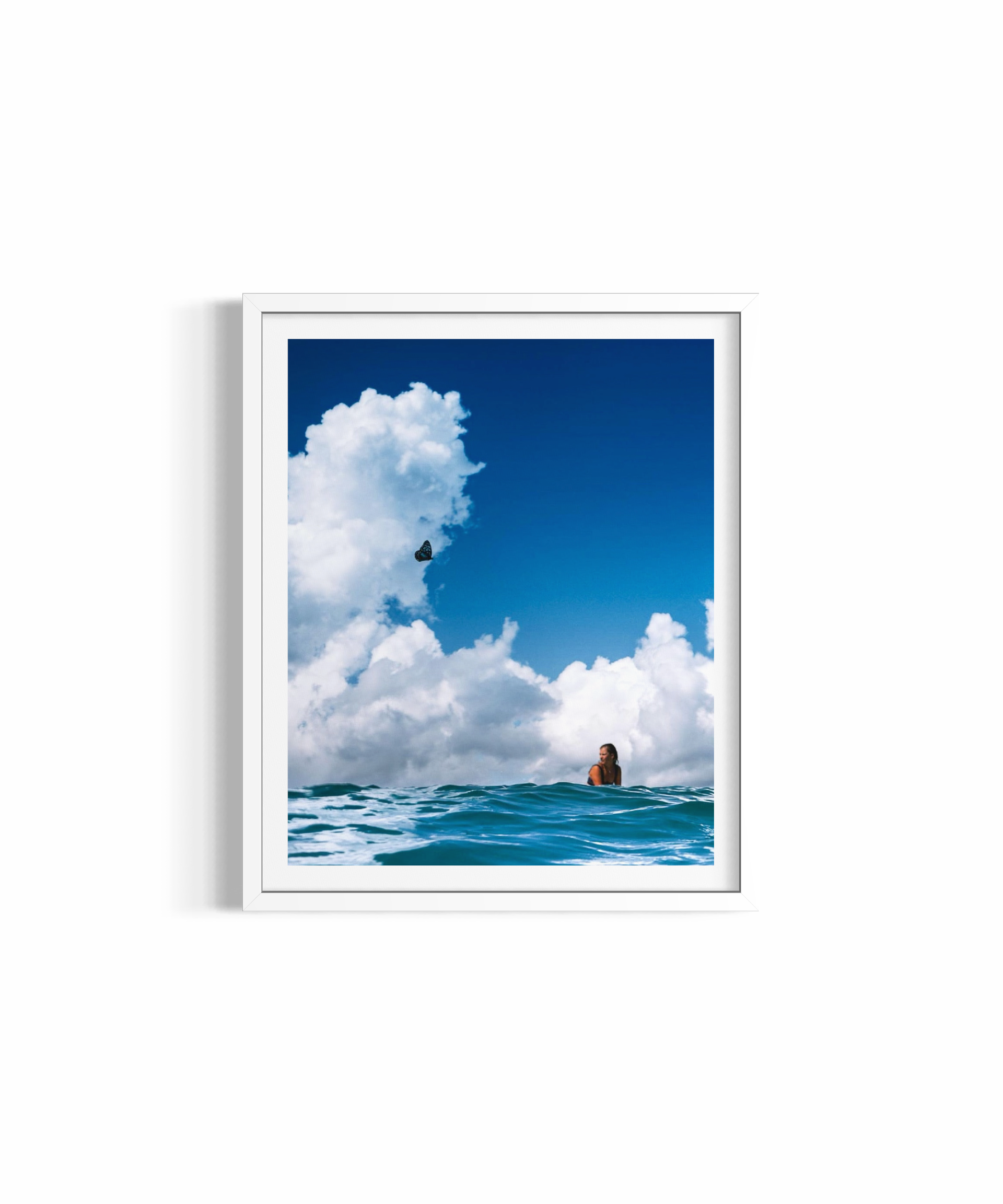 Attract rolled print — ocean photography wall art by Saxon Kent, Wategos Beach Byron Bay