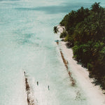 Falling Into the Atlas — fine art ocean print by Saxon Kent, Maldives tropical wall art