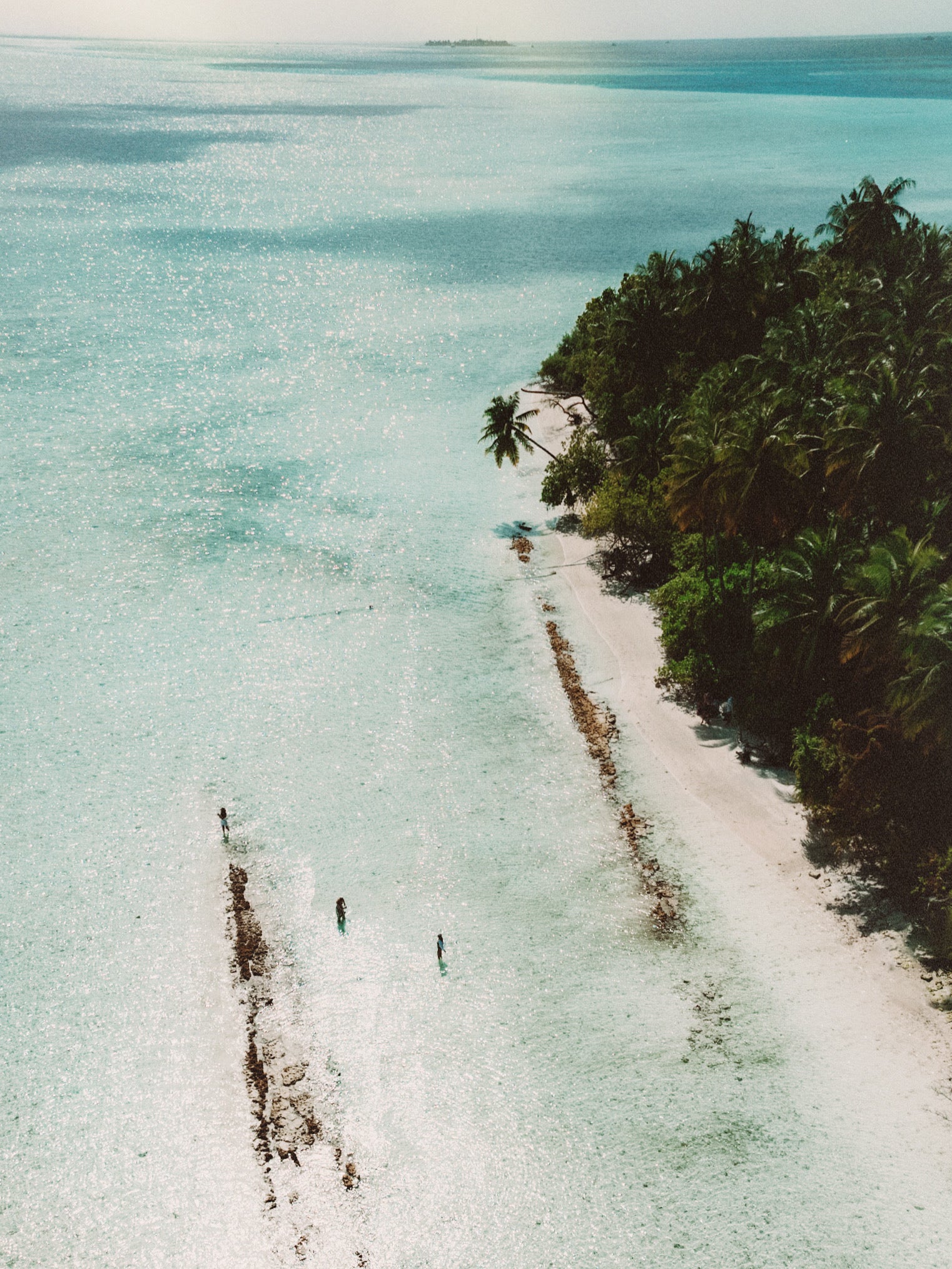Falling Into the Atlas — fine art ocean print by Saxon Kent, Maldives tropical wall art