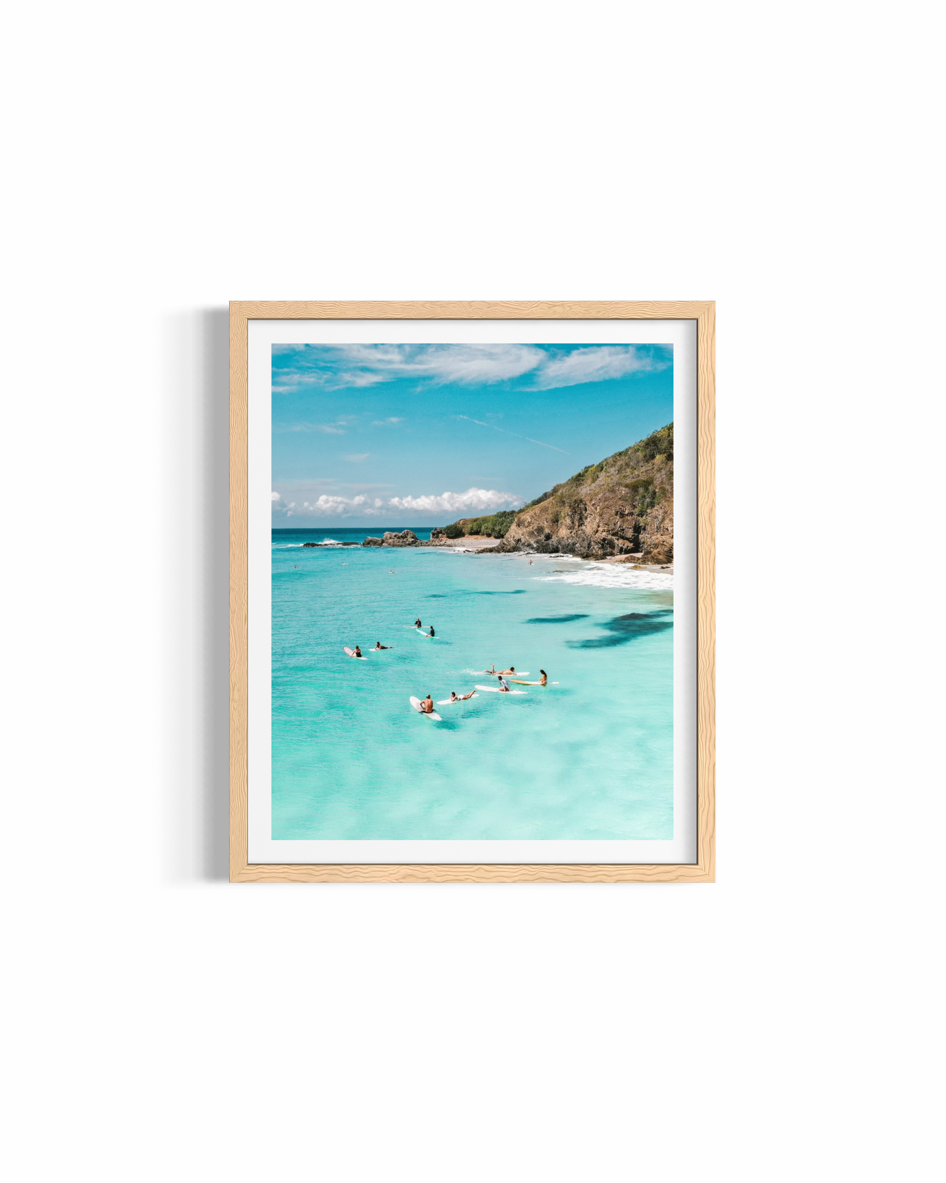 Social Surfers — fine art coastal wall art by Saxon Kent, Byron Bay