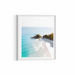 Morning Glow rolled print — ocean photography wall art by Saxon Kent, The Pass Byron Bay