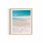 Summer Lagoon — fine art aerial photography by Saxon Kent, Wategos Beach Byron Bay coastal wall art