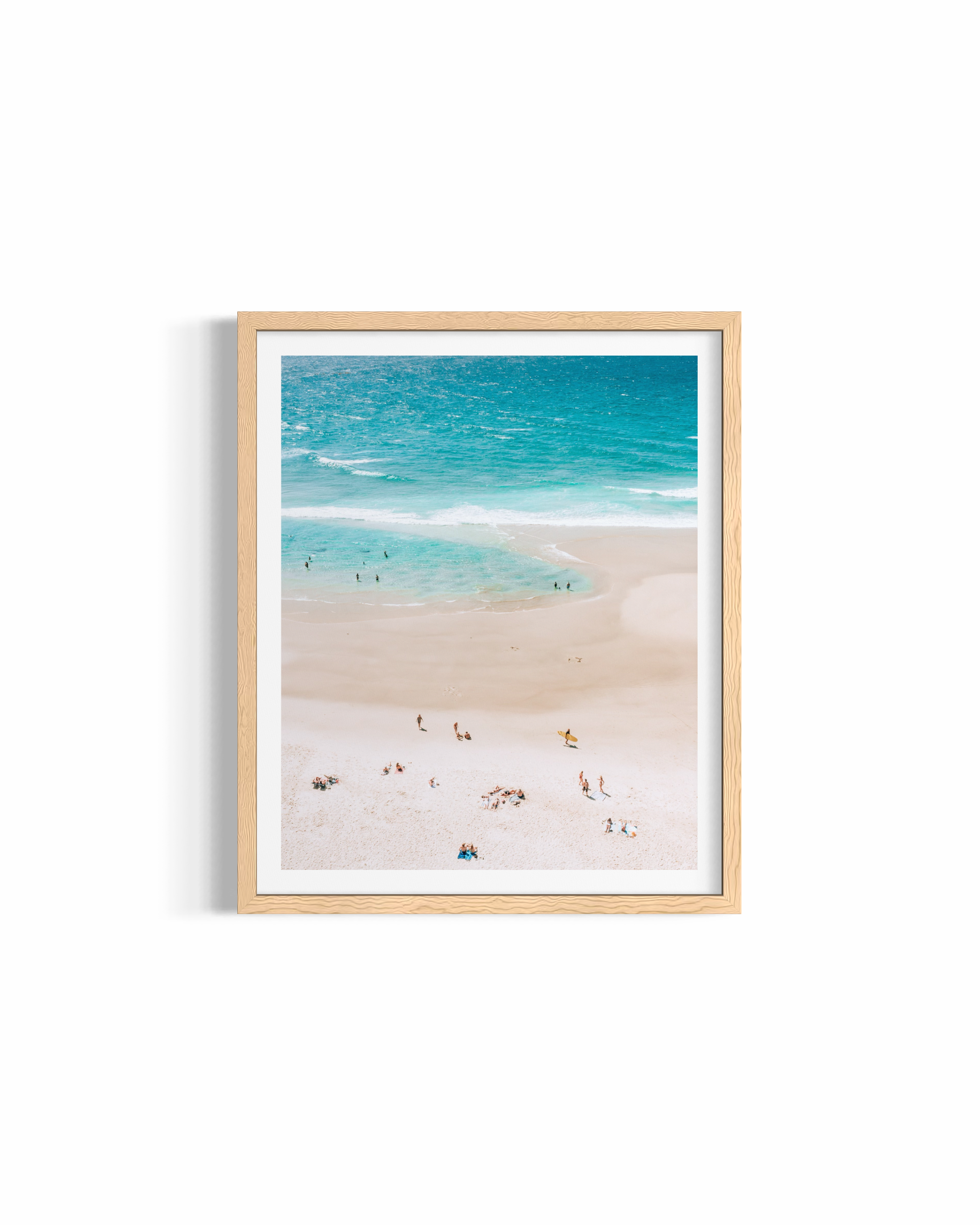 Summer Lagoon — fine art aerial photography by Saxon Kent, Wategos Beach Byron Bay coastal wall art