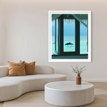 Window to Heaven rolled print — dolphin photography wall art by Saxon Kent, Maldives