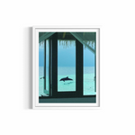Window to Heaven — fine art tropical photography by Saxon Kent, Maldives coastal wall art