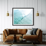 Single Fin — fine art ocean print by Saxon Kent, Wategos Beach Byron Bay coastal wall art