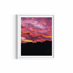 Sunset Bliss rolled print — landscape photography wall art by Saxon Kent, Byron Bay hinterland