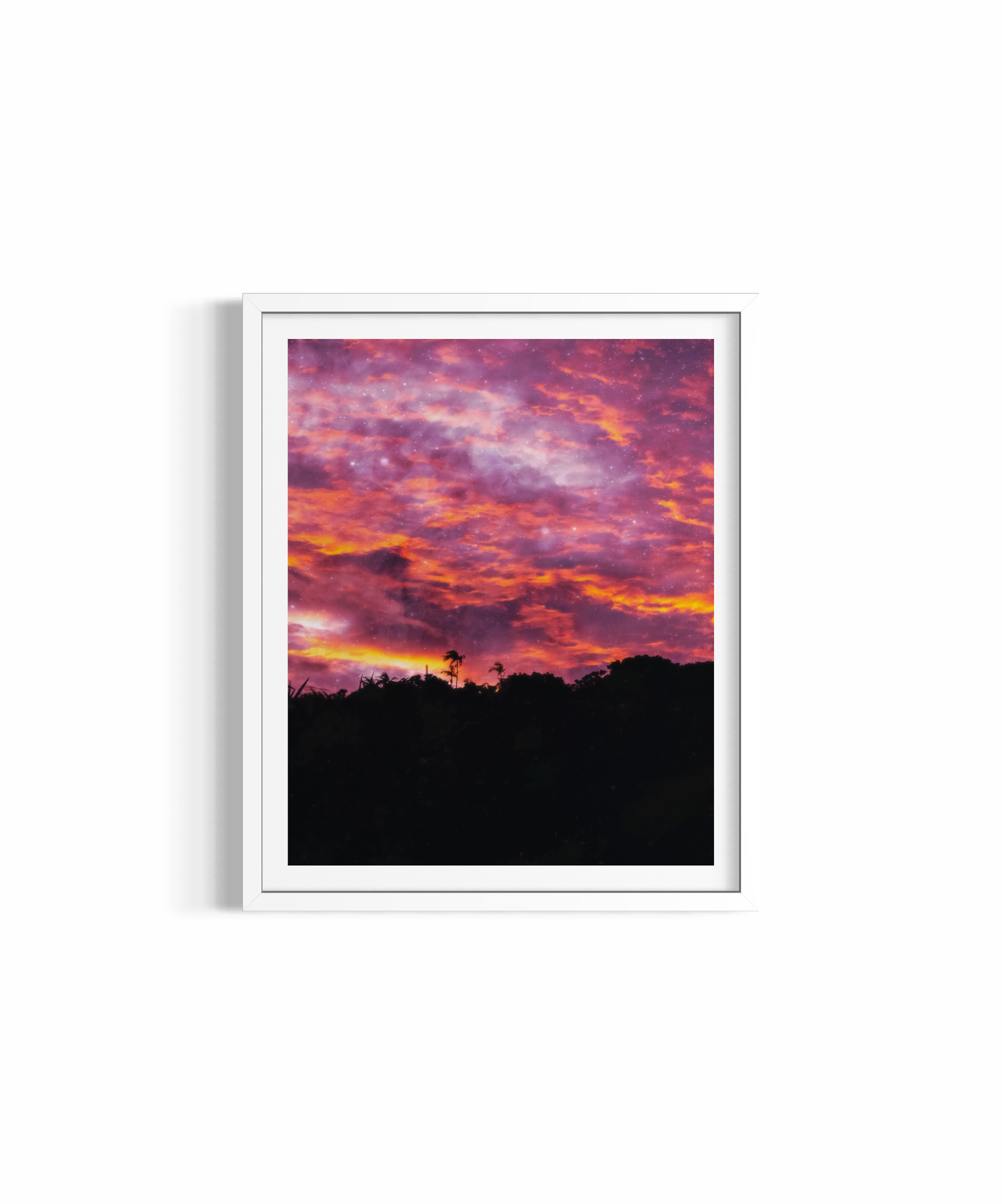 Sunset Bliss rolled print — landscape photography wall art by Saxon Kent, Byron Bay hinterland