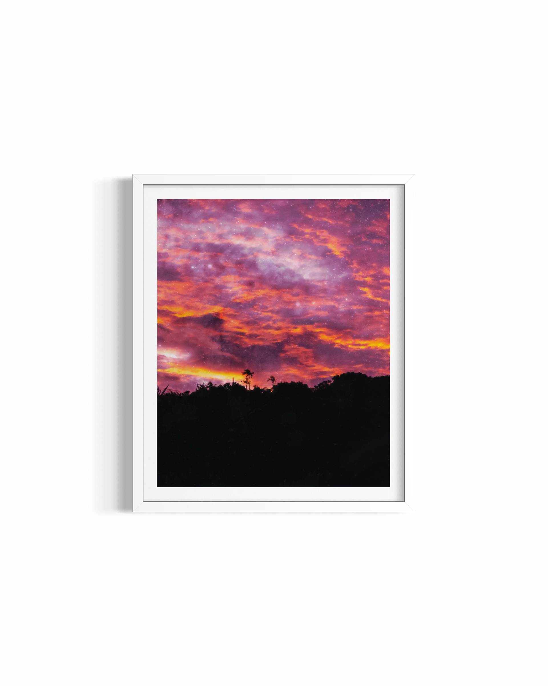 Sunset Bliss rolled print — landscape photography wall art by Saxon Kent, Byron Bay hinterland
