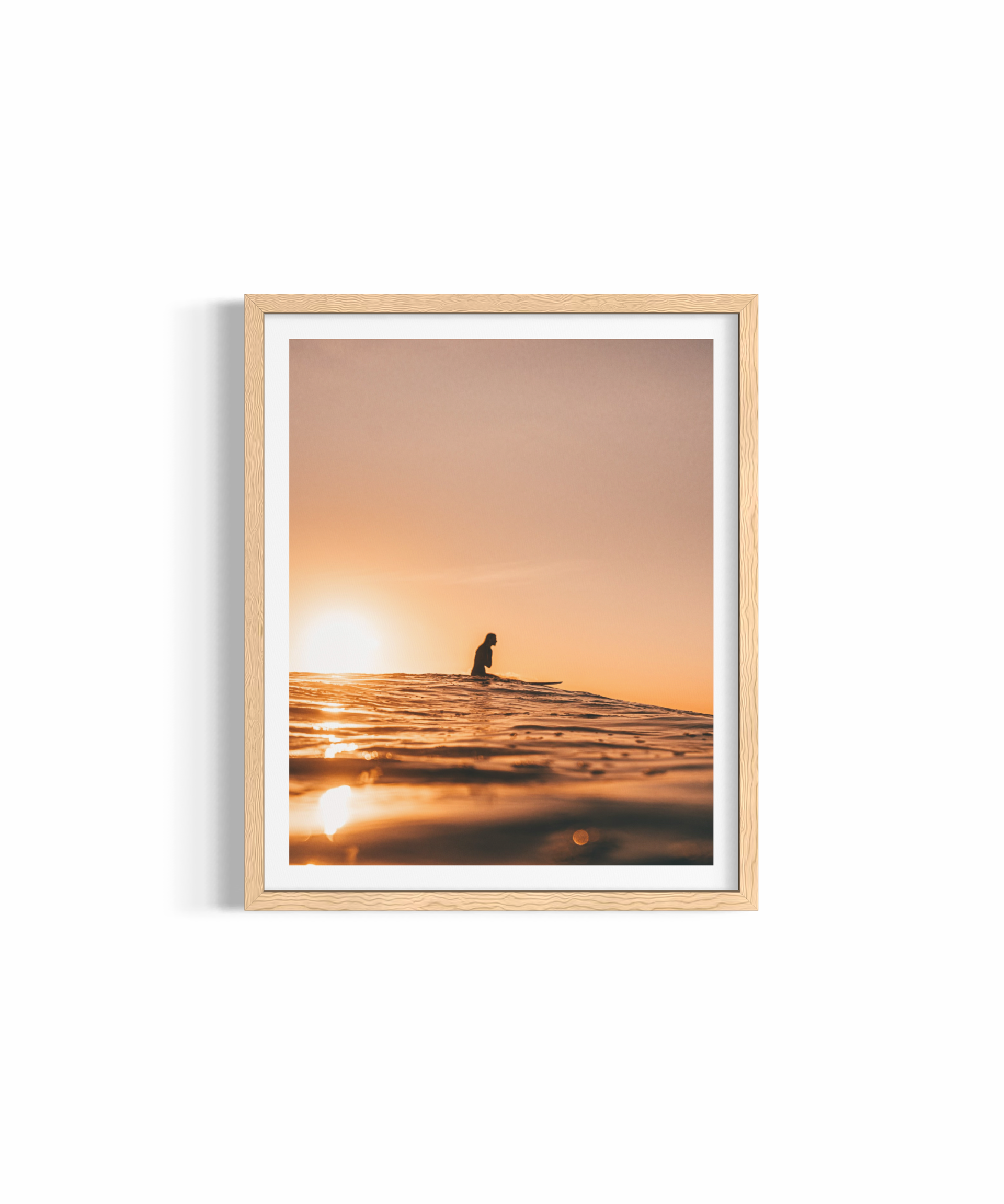 Golden Memories — fine art surf photography by Saxon Kent, Wategos Beach Byron Bay coastal wall art