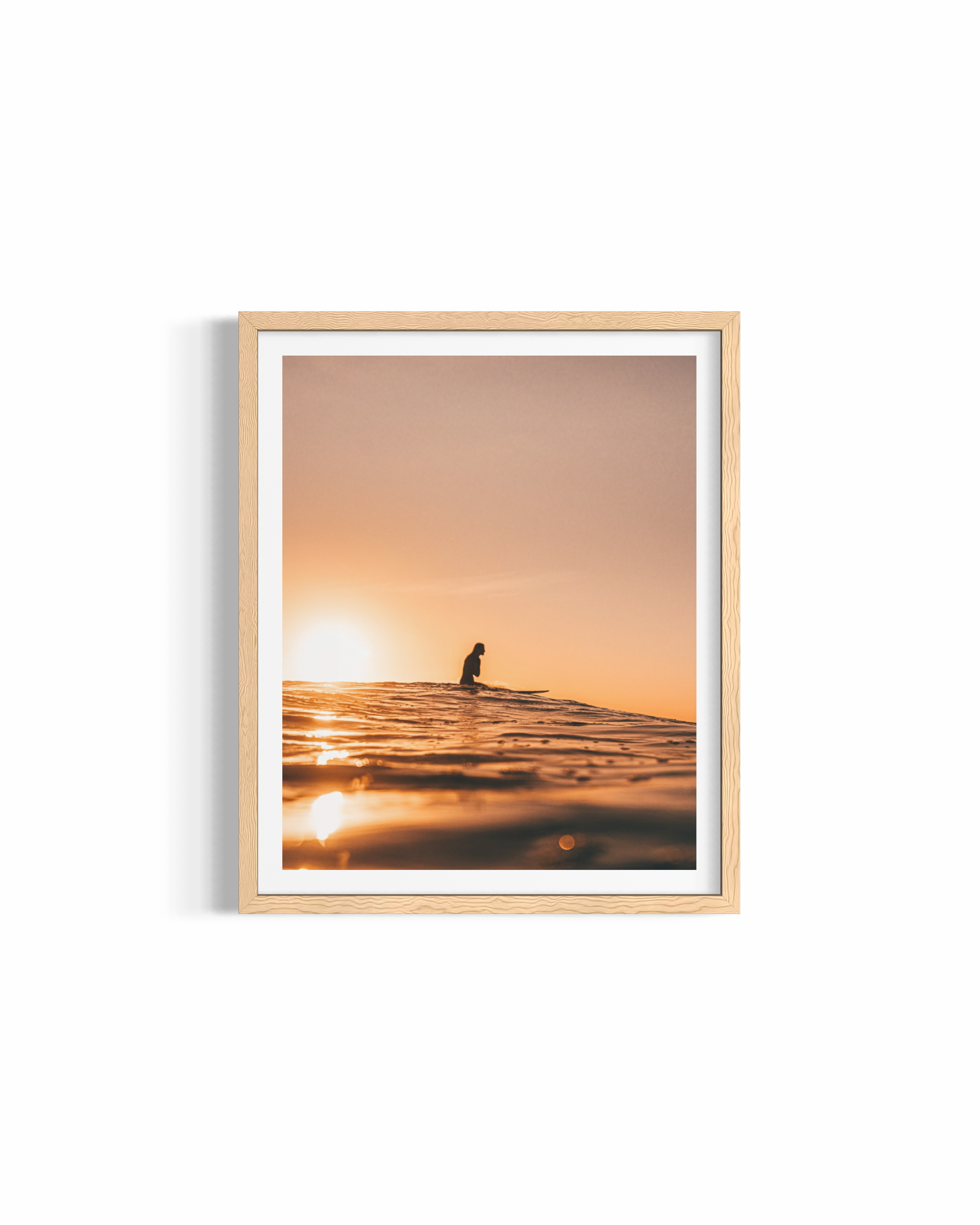 Golden Memories — fine art surf photography by Saxon Kent, Wategos Beach Byron Bay coastal wall art