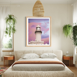 Byron Bay Lighthouse framed print — fine art landscape photography by Saxon Kent, Cape Byron