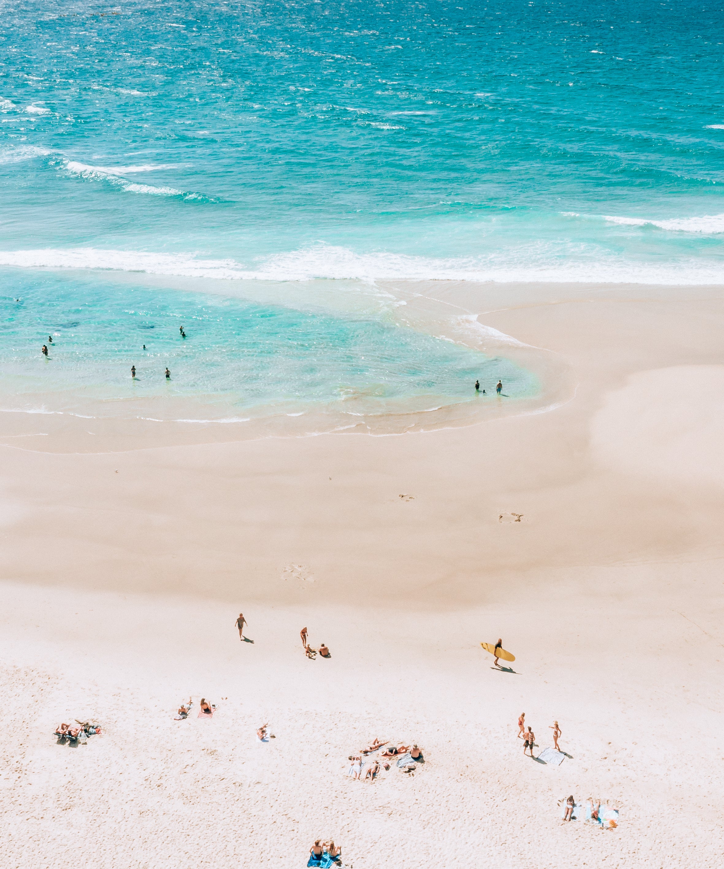 Summer Lagoon - Ariel Byron Bay, Coastal Print 