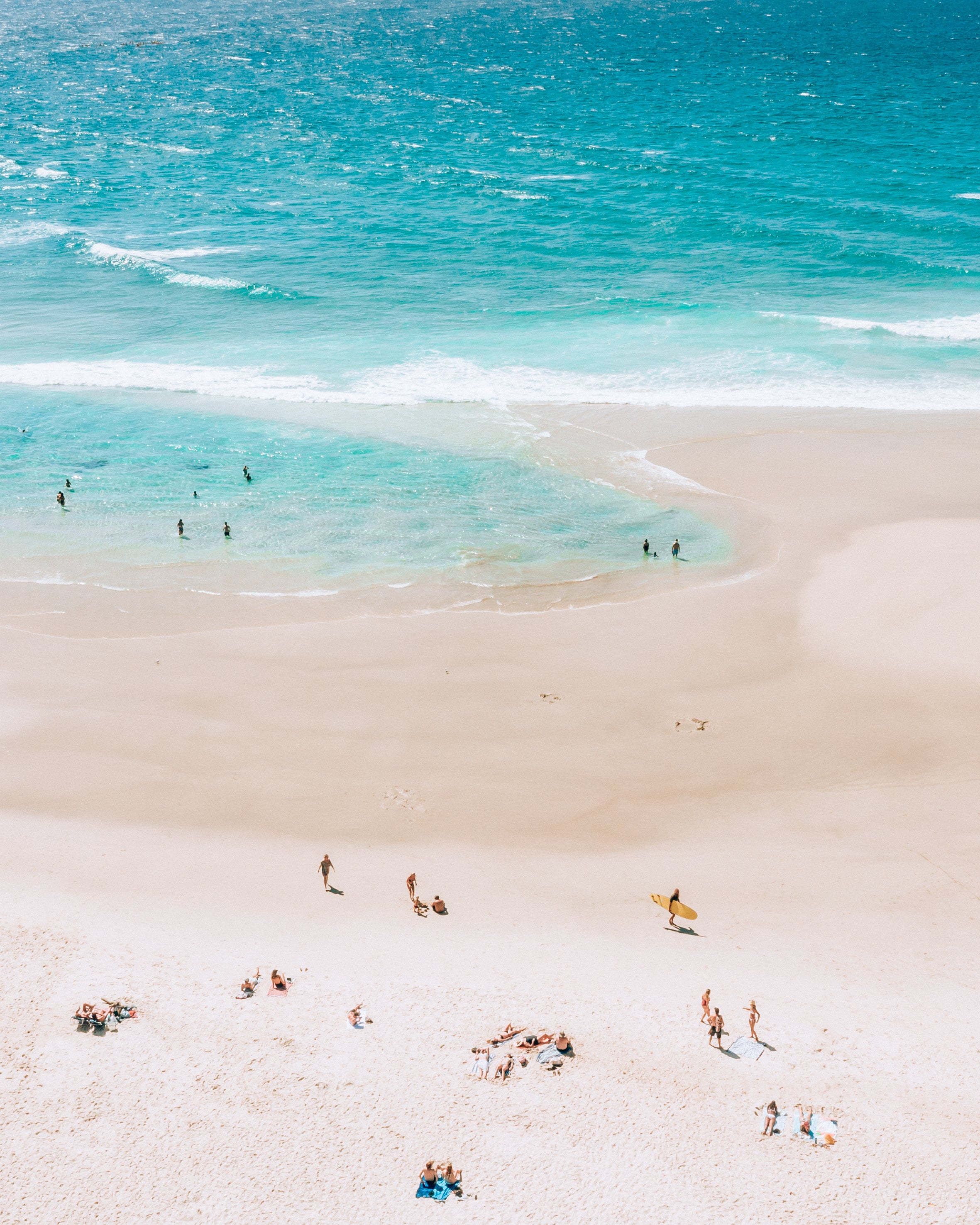 Summer Lagoon — fine art ocean print by Saxon Kent, Wategos Beach Byron Bay coastal wall art