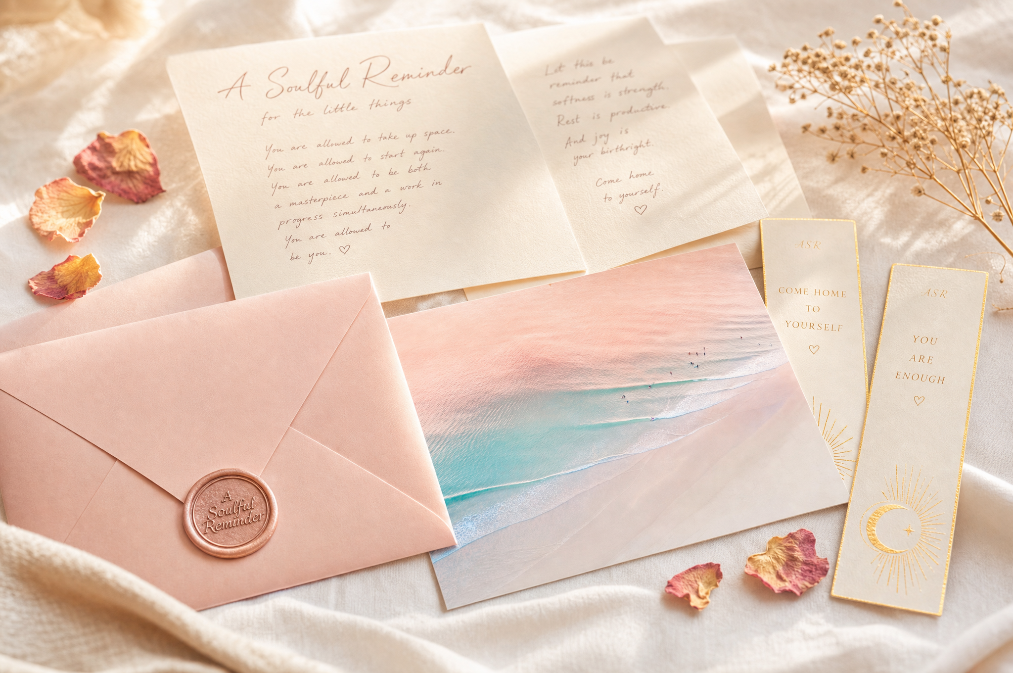 A Soulful Reminder — monthly envelope subscription by Saxon Kent